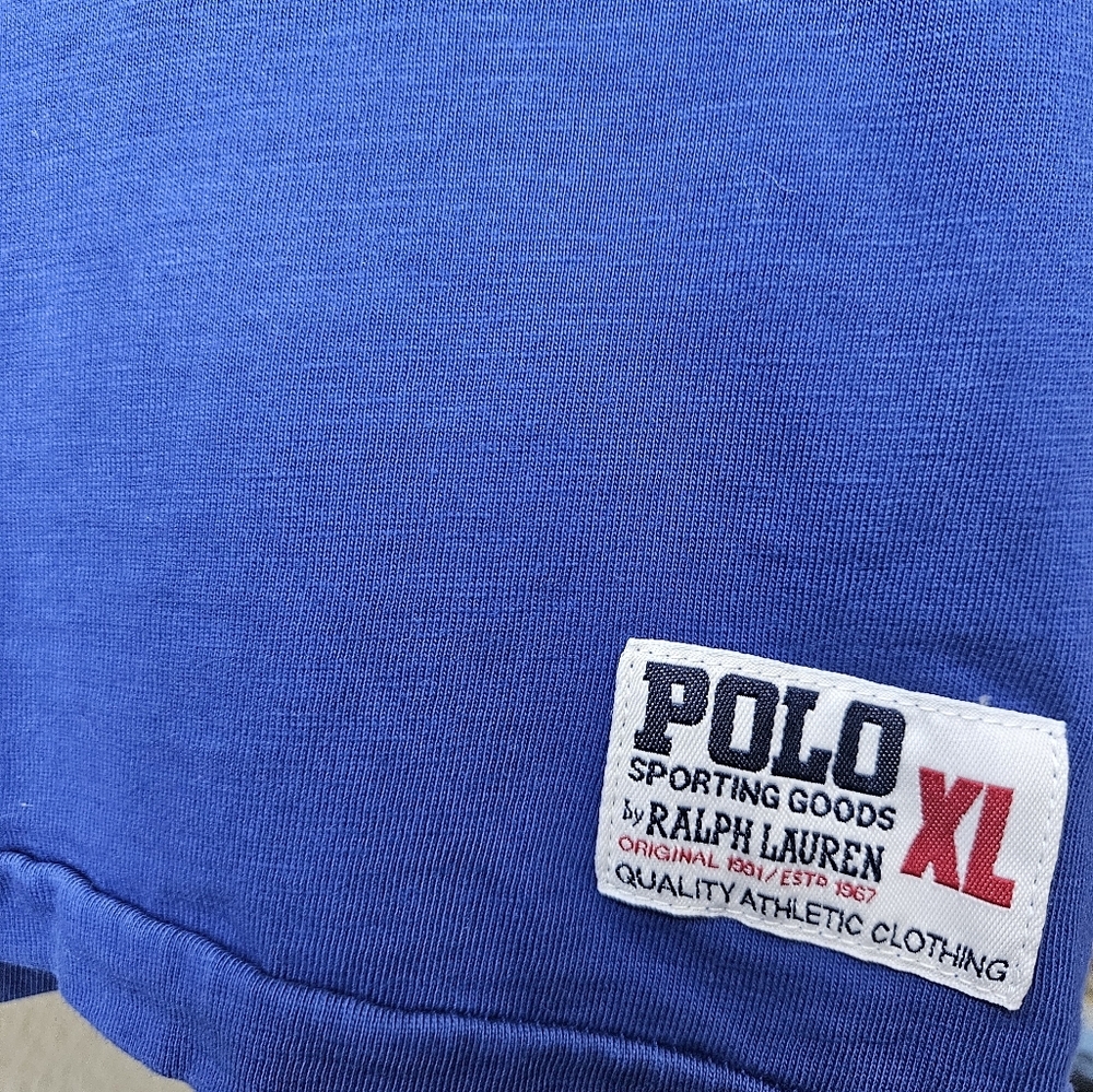 Ralph Lauren Mens Classic Fit T XL Blue w/Red Graphics - Picture 5 of 6